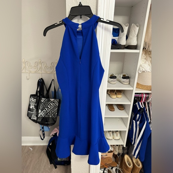 Lulus blue halter dress - Picture 2 of 2